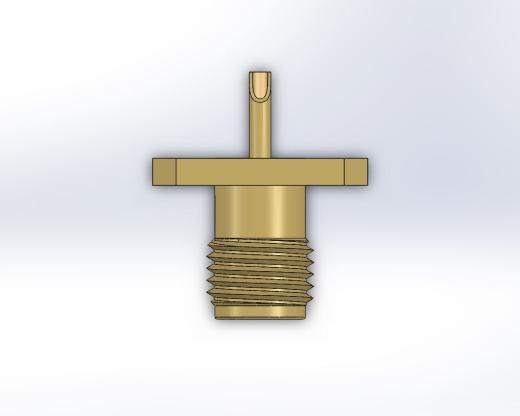 SMA 4孔法兰18 GHz连接器缩略图